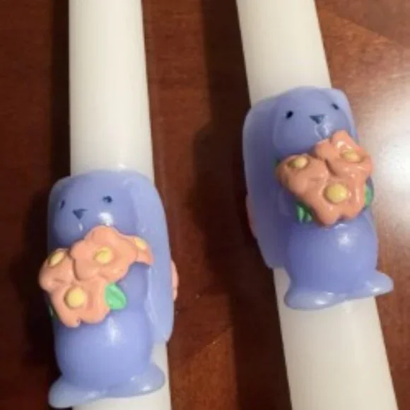 Spring Bunny Tapers - Picture 4 of 8